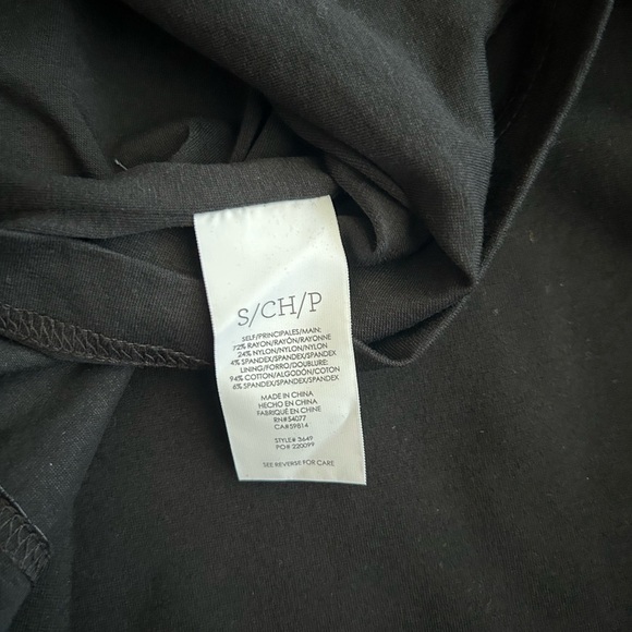 CAbi‎ Women’s Black Ponte Performance Fit and Flare Sleeveless Dress Small #3649 - Picture 8 of 10